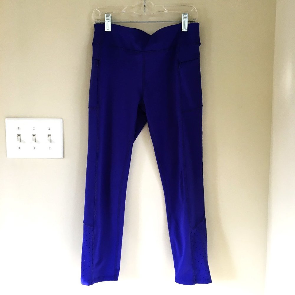 Layer 8 Girls Perfect Pocket Capri Leggings, Deep Royal Blue, Size XL (14-16)